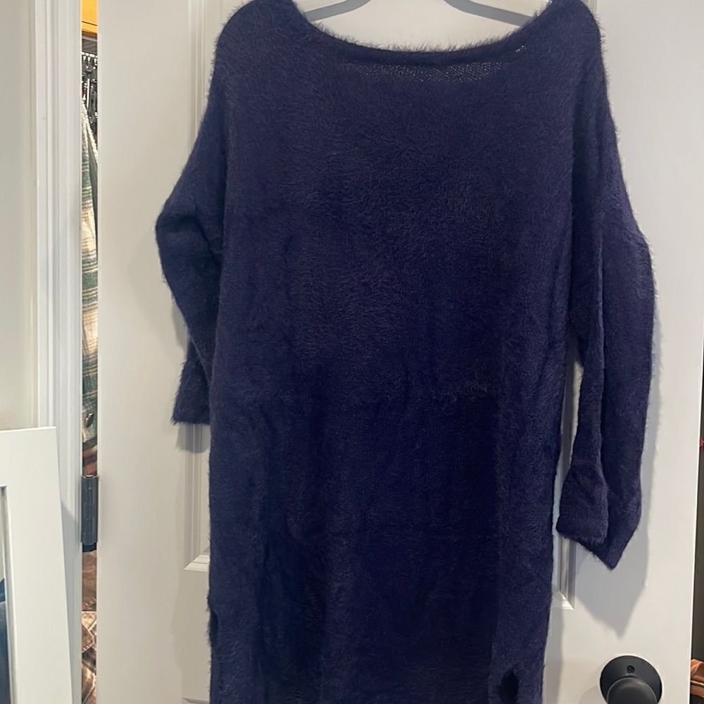 Navy blue unbranded sweater dress size large